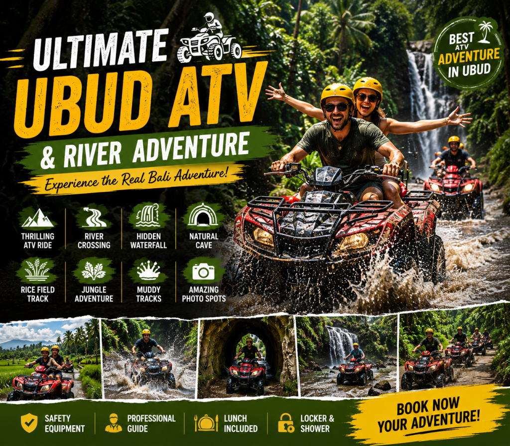 Beji River Adventure – Ubud ATV & River Adventure Experience